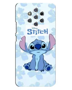 Чехол для Nokia 9 с картинкой «Stitch среди цветов»