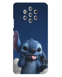 Чехол для Nokia 9 с картинкой «Стич в облаках»