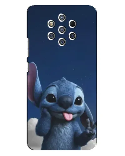 Чехол для Nokia 9 с картинкой «Стич в облаках»