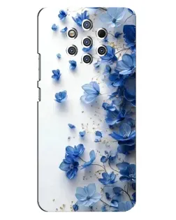 Чохол для Nokia 9 з картинкою «Блакитний квітковий каскад» Чохол для Nokia 9 з картинкою «Блакитний квітковий каскад»