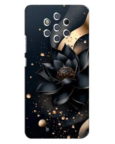 Чохол для Nokia 9 з картинкою «Чорний лотос»