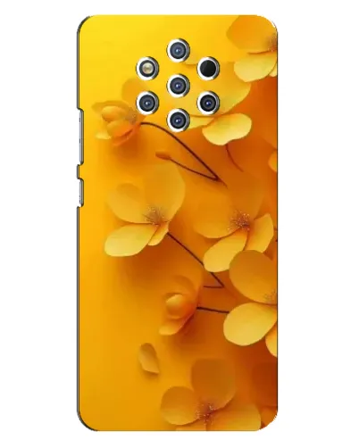 Чохол для Nokia 9 з картинкою «Золоті пелюстки»