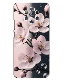 Чохол для Nokia 9 з картинкою «Ніжня сакура та краплі» Чохол для Nokia 9 з картинкою «Ніжня сакура та краплі»