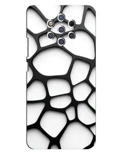Чохол для Nokia 9 з картинкою «Біла об'ємна сітка» Чохол для Nokia 9 з картинкою «Біла об'ємна сітка»