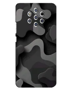 Чохол для Nokia 9 з картинкою «Темний абстрактний камуфляж» Чохол для Nokia 9 з картинкою «Темний абстрактний камуфляж»