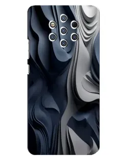 Чохол для Nokia 9 з картинкою «Об'ємні сині складки» Чохол для Nokia 9 з картинкою «Об'ємні сині складки»