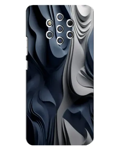 Чохол для Nokia 9 з картинкою «Об'ємні сині складки» Чохол для Nokia 9 з картинкою «Об'ємні сині складки»