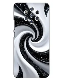 Чохол для Nokia 9 з картинкою «Чорно-біла спіраль» Чохол для Nokia 9 з картинкою «Чорно-біла спіраль»
