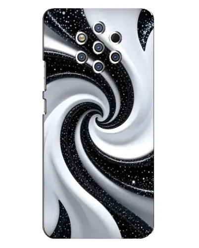 Чохол для Nokia 9 з картинкою «Чорно-біла спіраль» Чохол для Nokia 9 з картинкою «Чорно-біла спіраль»