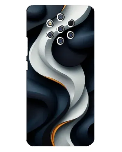 Чохол для Nokia 9 з картинкою «Об'ємні чорно-білі стрічки» Чохол для Nokia 9 з картинкою «Об'ємні чорно-білі стрічки»