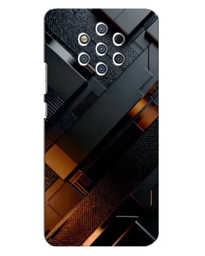 Чохол для Nokia 9 з картинкою «Чорні геометричні блоки» Чохол для Nokia 9 з картинкою «Чорні геометричні блоки»