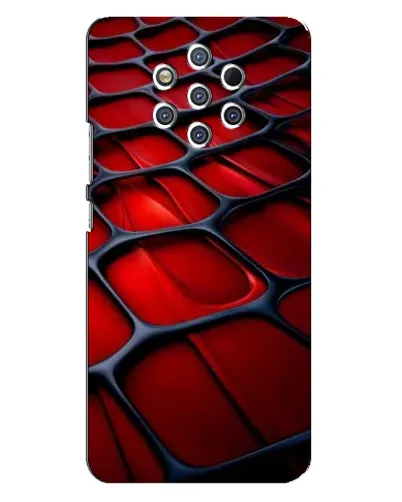Чохол для Nokia 9 з картинкою «Червона глянцева сітка» Чохол для Nokia 9 з картинкою «Червона глянцева сітка»