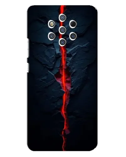 Чохол для Nokia 9 з картинкою «Червона лавова тріщина» Чохол для Nokia 9 з картинкою «Червона лавова тріщина»