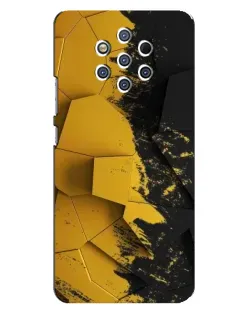 Чохол для Nokia 9 з картинкою «Золоті уламки геометрії»