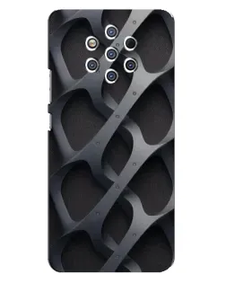 Чохол для Nokia 9 з картинкою «Об'ємне сіре плетіння»