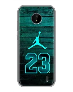 Чохол для Nokia C10 з картинкою «Jordan Cyan 23»
