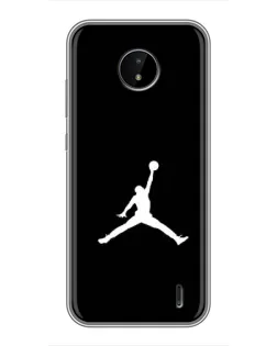 Чохол для Nokia C10 з картинкою «Jordan Silhouette»