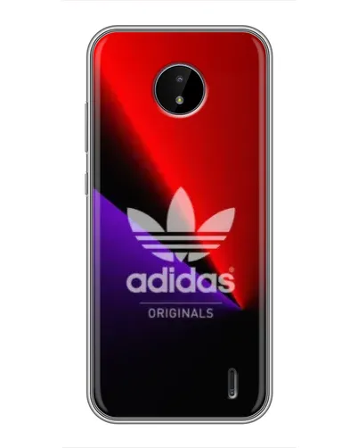 Чохол для Nokia C10 з картинкою «Adidas Red Neon» Чохол для Nokia C10 з картинкою «Adidas Red Neon»