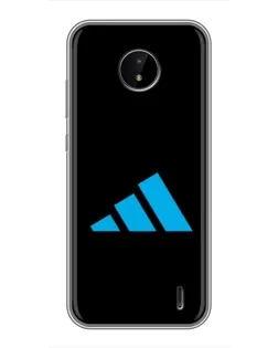Чохол для Nokia C10 з картинкою «Adidas Cyan Logo»
