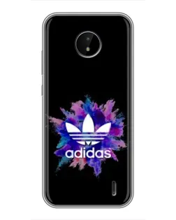 Чохол для Nokia C10 з картинкою «Вибух фарб Adidas»