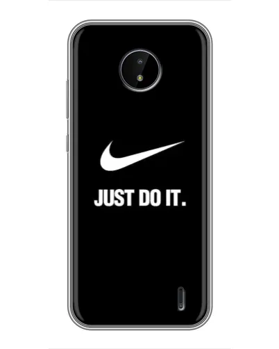 Чохол для Nokia C10 з картинкою «Класичний принт Nike»