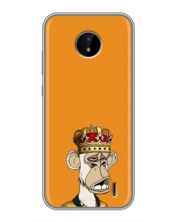 Чохол для Nokia C10 з картинкою «Золота мавпа Bored Ape» Чохол для Nokia C10 з картинкою «Золота мавпа Bored Ape»