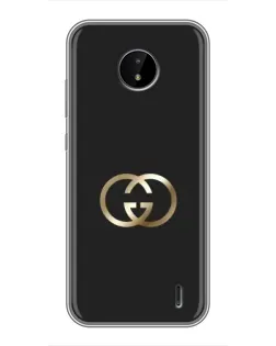 Чехол для Nokia C10 с картинкой «Минимализм Gucci»