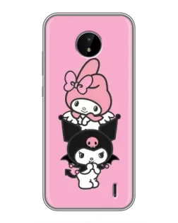Чохол для Nokia C10 з картинкою «My Melody та Kuromi» Чохол для Nokia C10 з картинкою «My Melody та Kuromi»