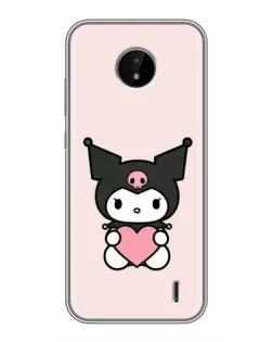 Чохол для Nokia C10 з картинкою «Kuromi та серце» Чохол для Nokia C10 з картинкою «Kuromi та серце»