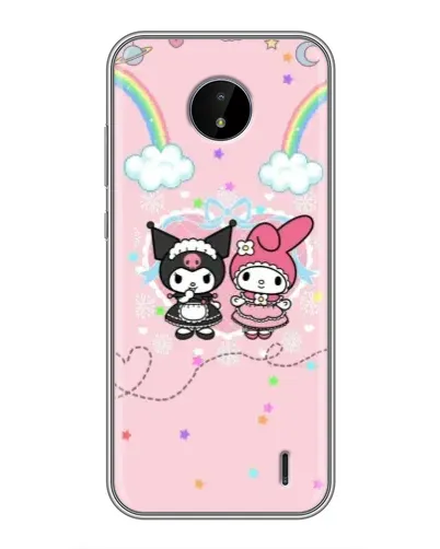 Чохол для Nokia C10 з картинкою «My Melody та Kuromi»