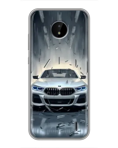 Чехол для Nokia C10 с картинкой «BMW в свете фар»