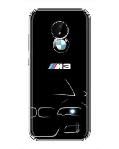 Чехол для Nokia C10 с картинкой «Минималистичный принт BMW M3»