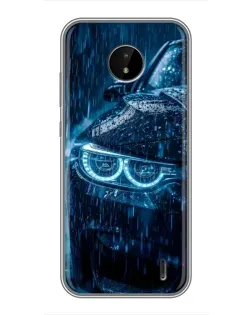 Чехол для Nokia C10 с картинкой «BMW под дождем»
