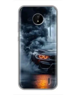 Чехол для Nokia C10 с картинкой «BMW M-Power — абстракция»