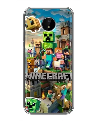 Чохол для Nokia C10 з картинкою «Замок Minecraft» Чохол для Nokia C10 з картинкою «Замок Minecraft»