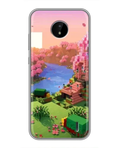Чохол для Nokia C10 з картинкою «Рожеве дерево Minecraft» Чохол для Nokia C10 з картинкою «Рожеве дерево Minecraft»