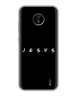 Чехол для Nokia C10 с картинкой «Точки веры J.E.S.U.S.»