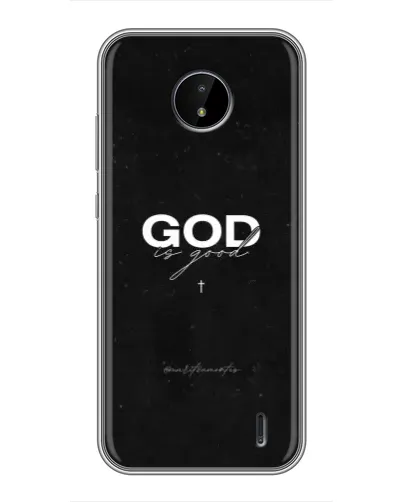 Чехол для Nokia C10 с картинкой «GOD — Бог над всем» Чехол для Nokia C10 с картинкой «GOD — Бог над всем»