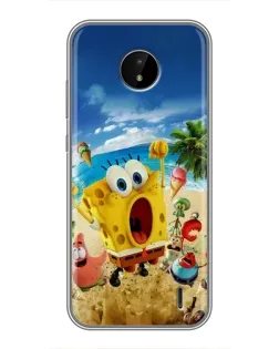 Чехол для Nokia C10 с картинкой «Развлечения на пляже»