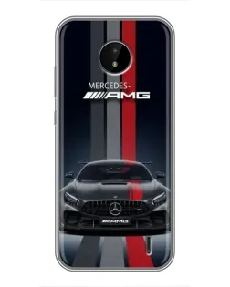 Чохол для Nokia C10 з картинкою «Mercedes — білий карбон» Чохол для Nokia C10 з картинкою «Mercedes — білий карбон»