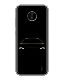 Чохол для Nokia C10 з картинкою «Погляд Audi у темряві»