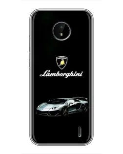 Чохол для Nokia C10 з картинкою «Логотип Lamborghini класика»