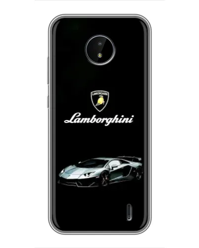 Чохол для Nokia C10 з картинкою «Логотип Lamborghini класика»