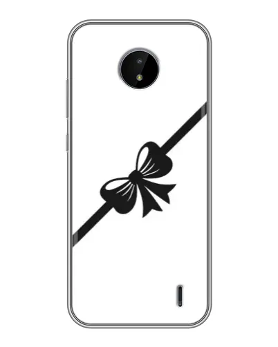 Чехол для Nokia C10 с картинкой «Диагональный бант»