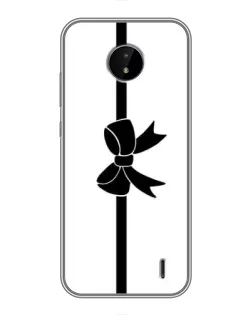 Чехол для Nokia C10 с картинкой «Вертикальный бант»