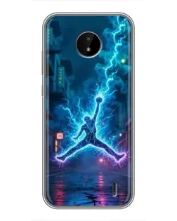 Чохол для Nokia C20 Plus з картинкою «Jordan Gold Jumpman»