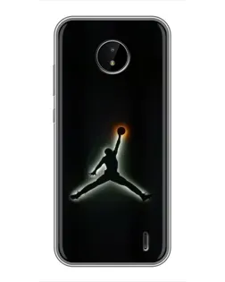 Чохол для Nokia C20 Plus з картинкою «Jordan Gradient Logo»