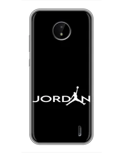 Чохол для Nokia C20 Plus з картинкою «Jordan White Logo»