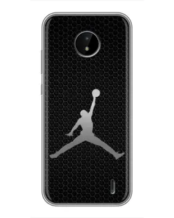 Чохол для Nokia C20 Plus з картинкою «Jordan Dark Carbon»