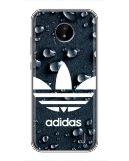 Чохол для Nokia C20 Plus з картинкою «Adidas Trefoil Blue»